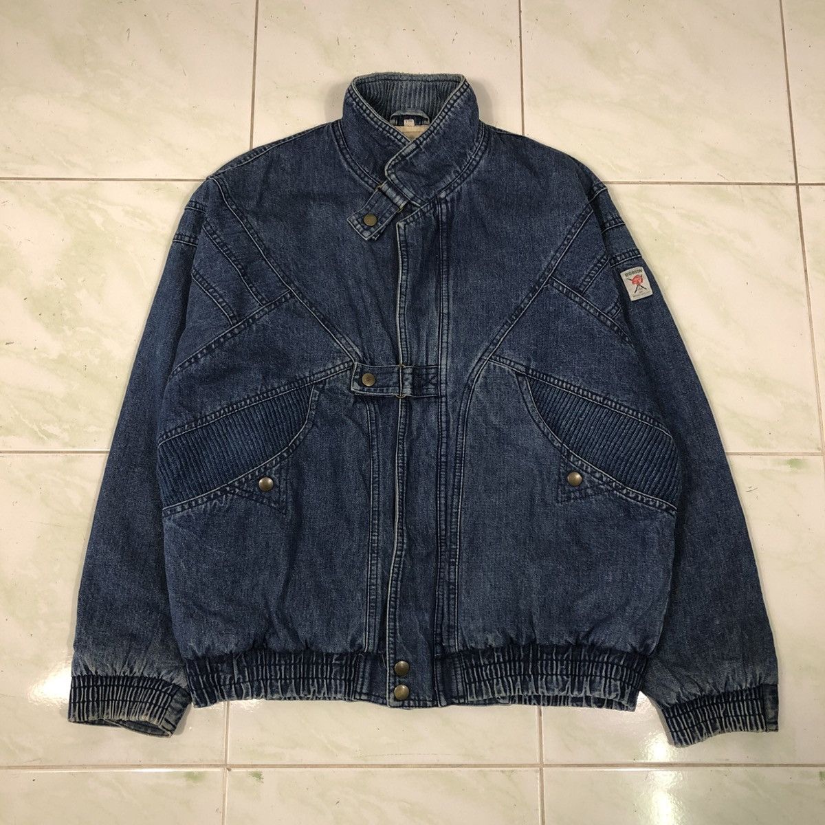 Japanese Brand Biker Bondage Parachute Denim Jacket Bobson Seditionaries Size US L / EU 52-54 / 3 - 1 Thumbnail