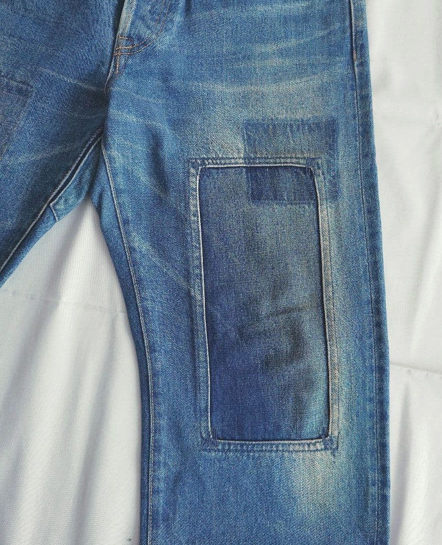 Kapital KAPITAL Patchwork Denim Jeans with Red Selvedge Size US 26 / EU 42 - 5 Thumbnail