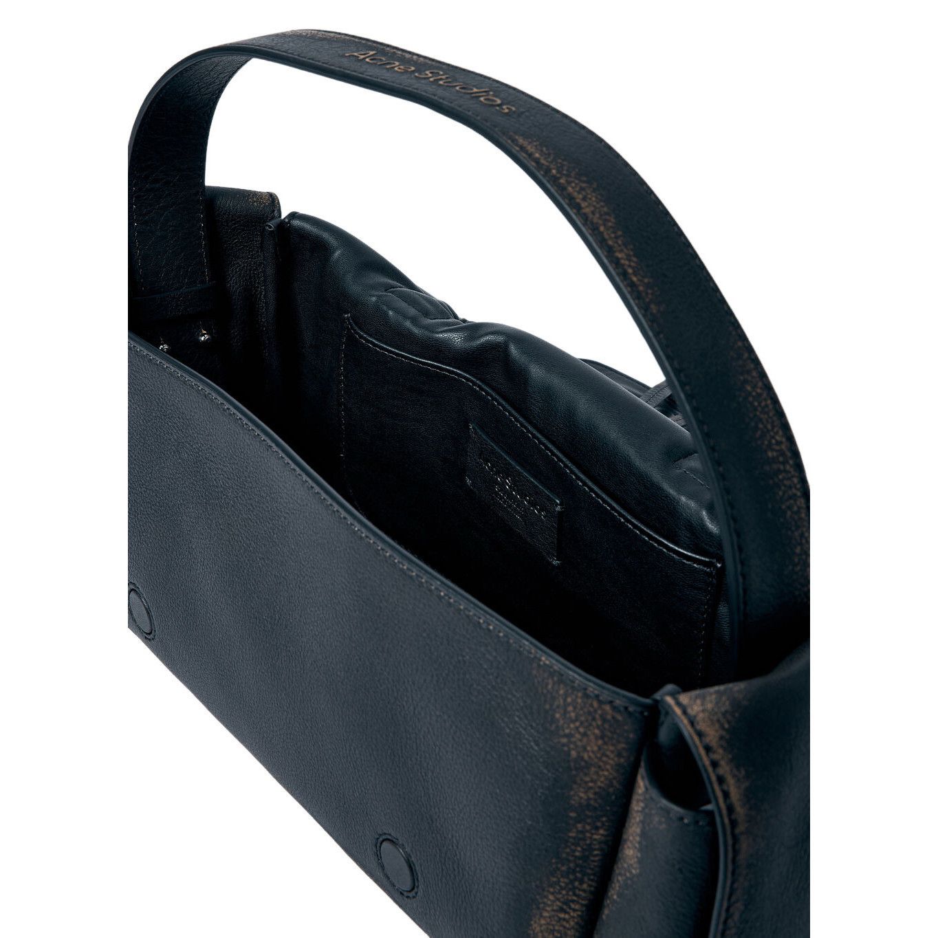 Acne Studios ACNE STUDIOS Multipocket Black Leather Shoulder Bag New Size ONE SIZE - 3 Thumbnail