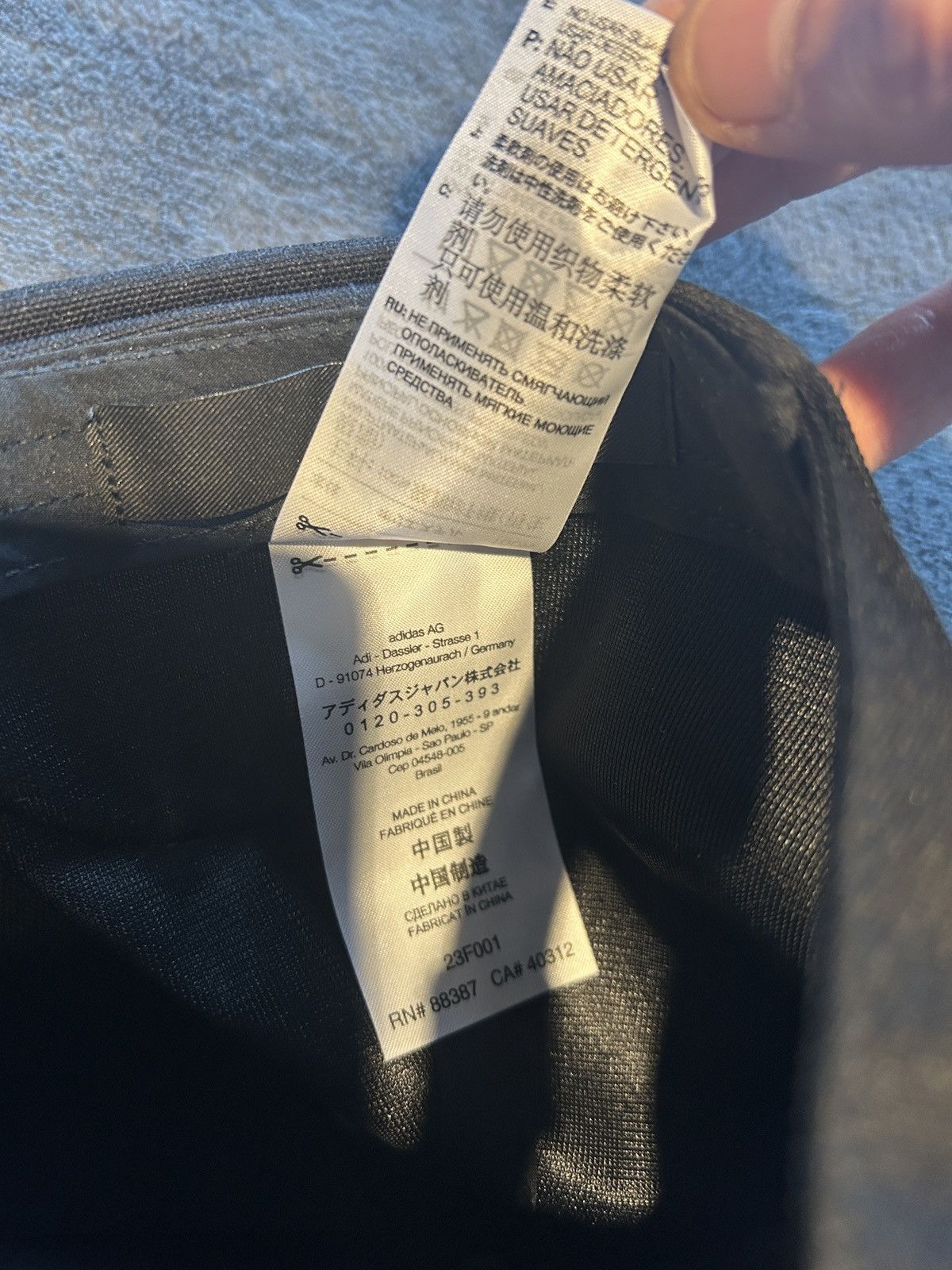 Y-3 Y-3 Pocket Cap Size ONE SIZE - 9 Thumbnail