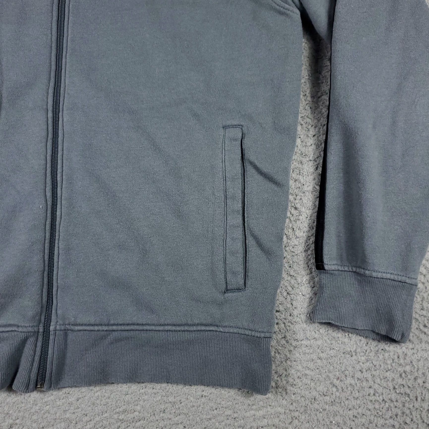 Adidas adidas Jacket Mens M Gray Full Zip Track Jacket Cotton Blend Polyester Solid Sports Originals Mens Size US M / EU 48-50 / 2 - 5 Thumbnail