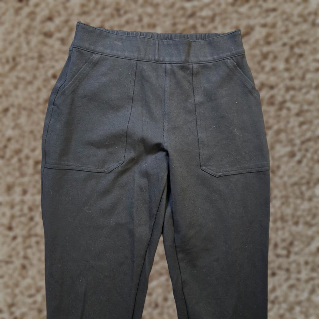 Spanx Spanx Pants Womens Medium Black Joggers Sweatpants Pockets Casual Lounge Size 32" / US 10 / IT 46 - 1 Thumbnail