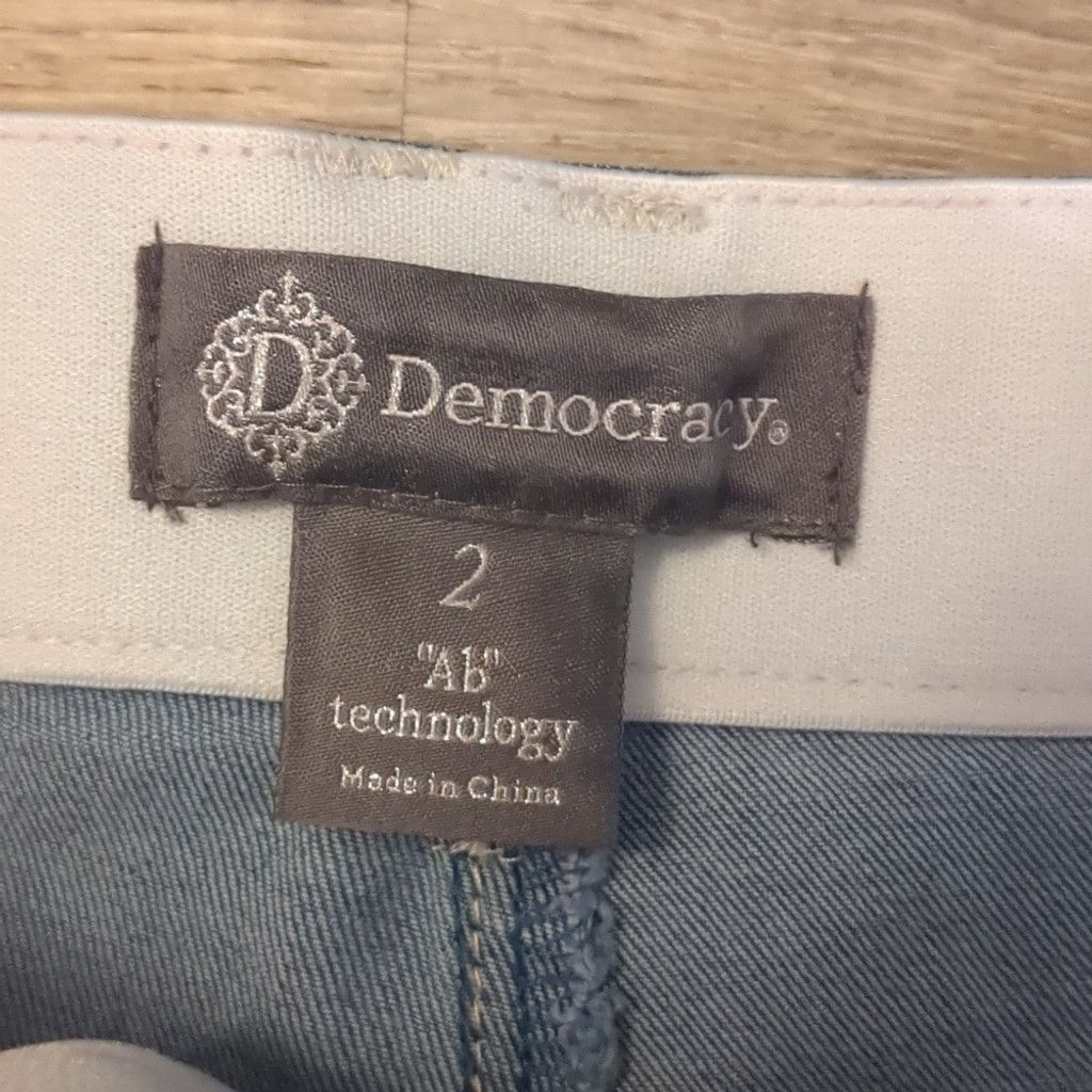 Other Democracy lux ab tech high waist crop ankle jeans sz. 2 Size 26" / US 2 / IT 38 - 6 Thumbnail