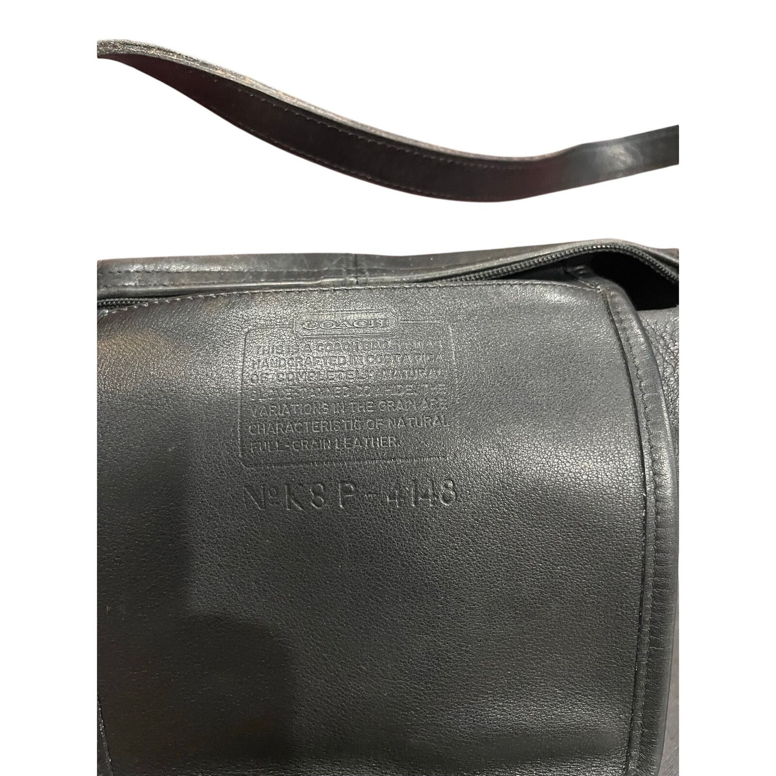 Coach Coach Soho 4148 Cowhide Black Leather Shoulder Bag Vintage Size ONE SIZE - 8 Thumbnail