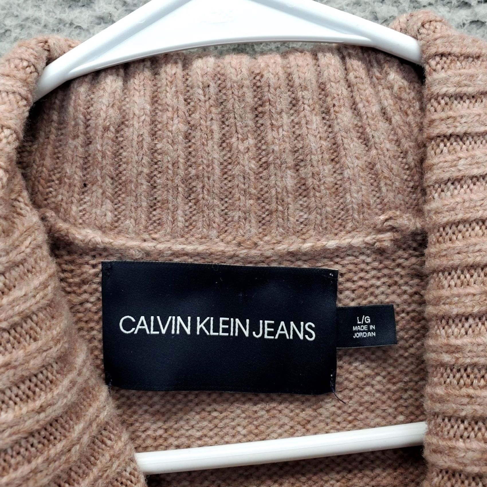 Calvin Klein Calvin Klein Womens Size L Tunic Sweater Multicolor Turtle Neck High Low Slit Pullover Knit Size L / US 10 / IT 46 - 5 Thumbnail
