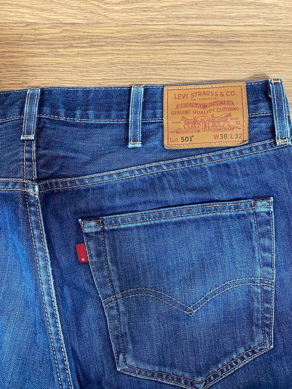 Levi's × Vintage Vintage 90s Levis 501 Orange Tab Jeans Size US 35 - 5 Thumbnail