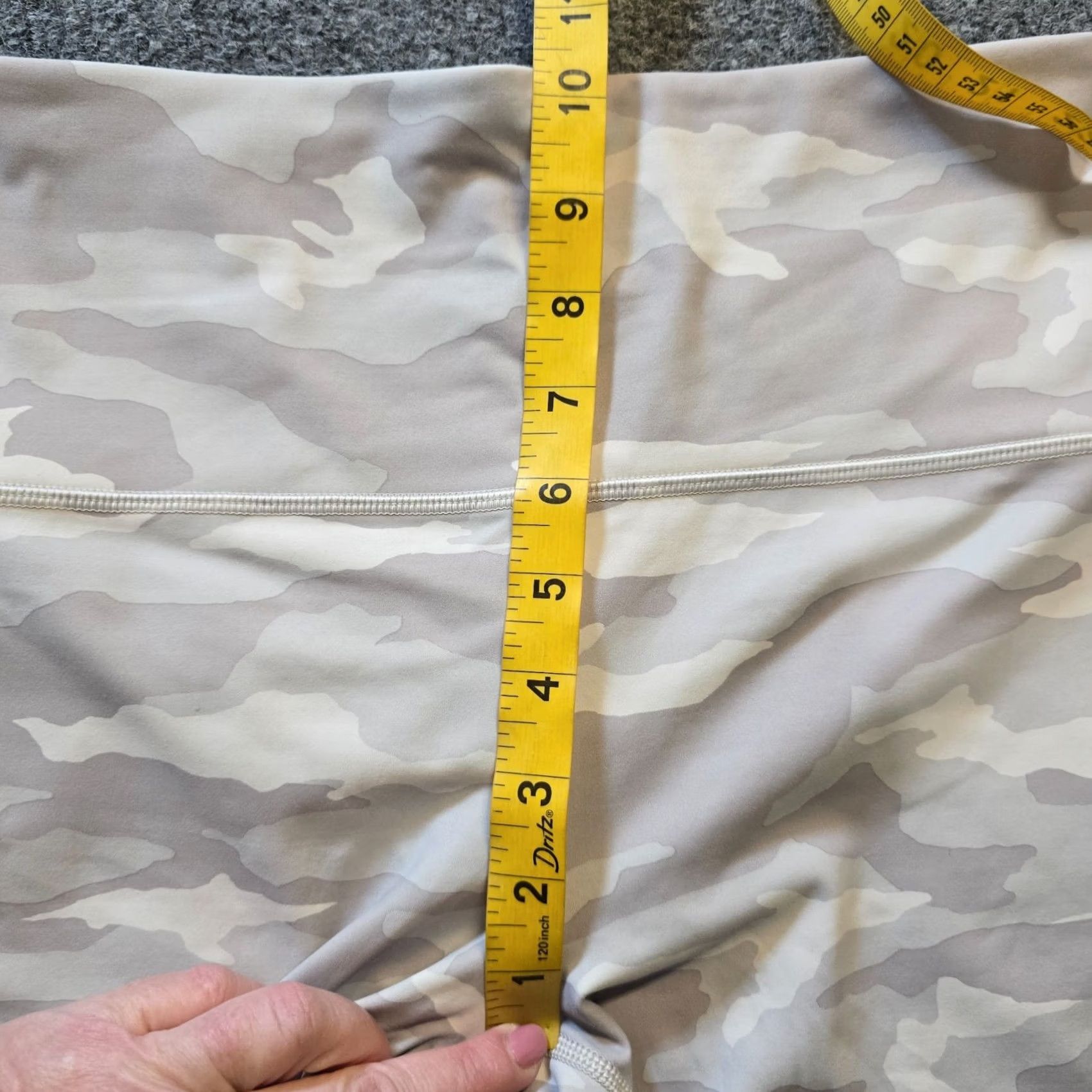 Athleta Athleta Pants Womens Small Gray Camo Elation 7/8 Cropped Stretch Athletic Size 28" / US 6 / IT 42 - 5 Thumbnail