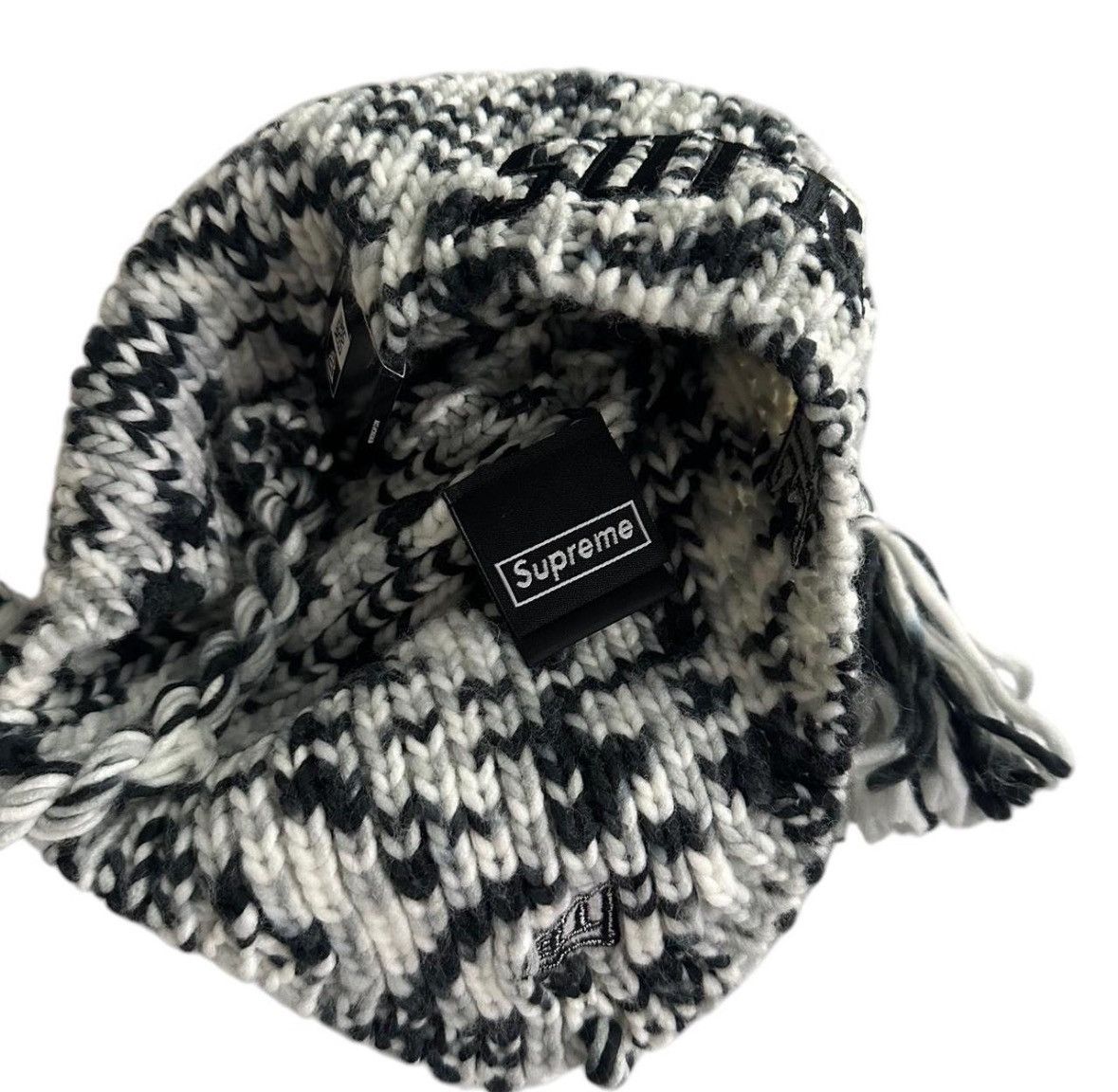 New Era × Supreme Supreme New Era Toboggan Beanie (Black) | Grailed 