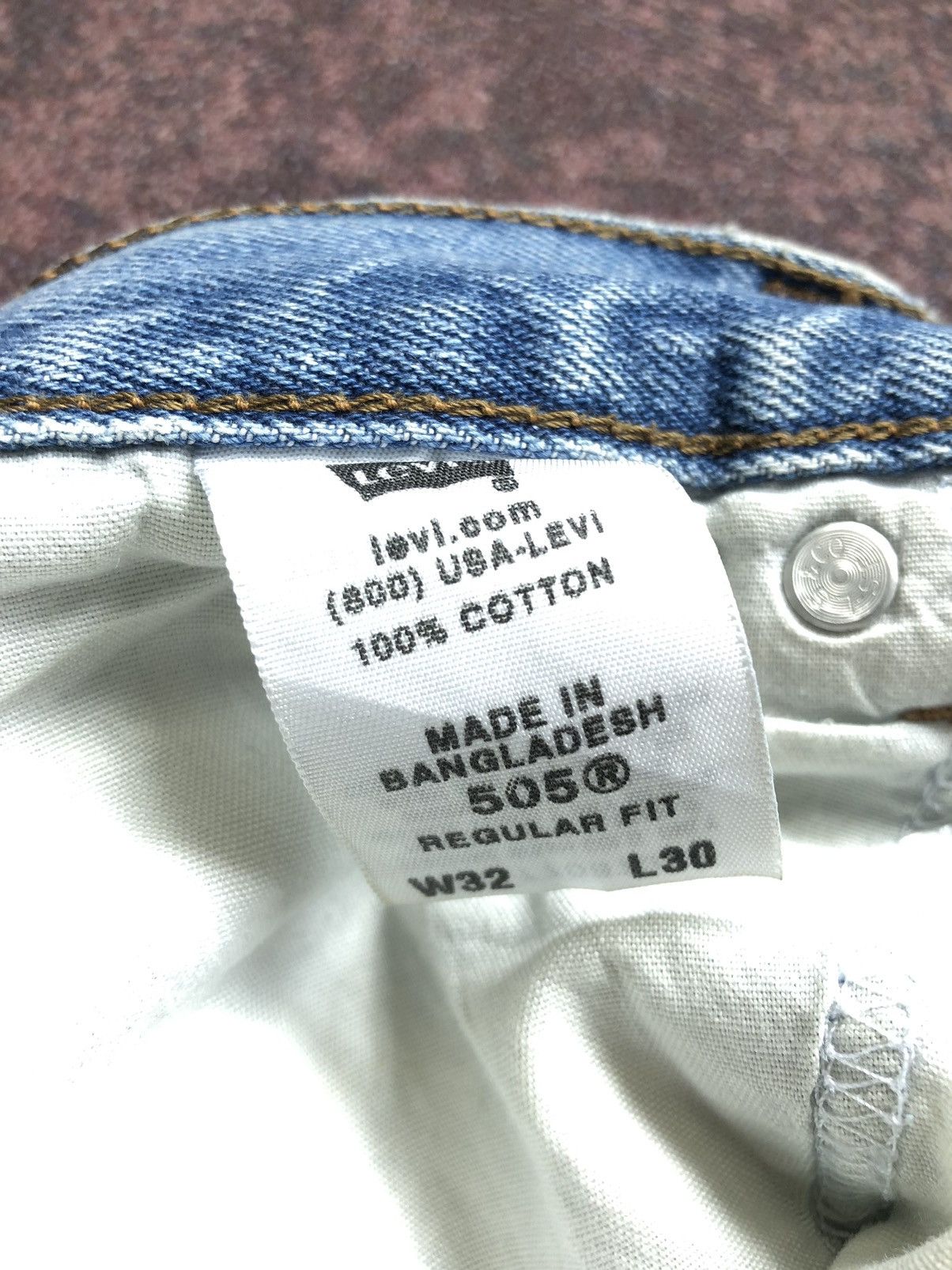 Levi's Vintage Levi's 505 Ripped Jeans Hip Hop Style Size US 34 / EU 50 - 13 Thumbnail