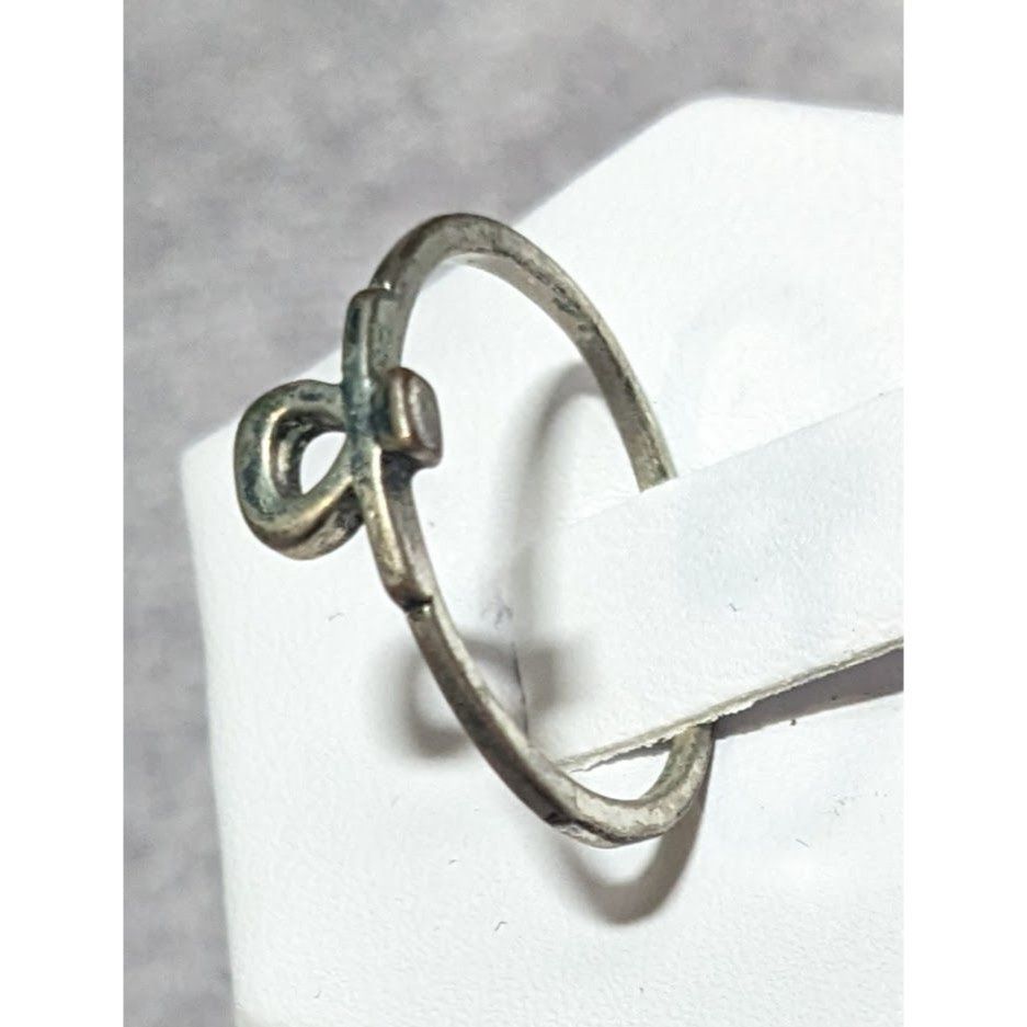 Other Minimalist Ankh Silver Tone Ring Size 6 3/4 Size ONE SIZE - 2 Thumbnail