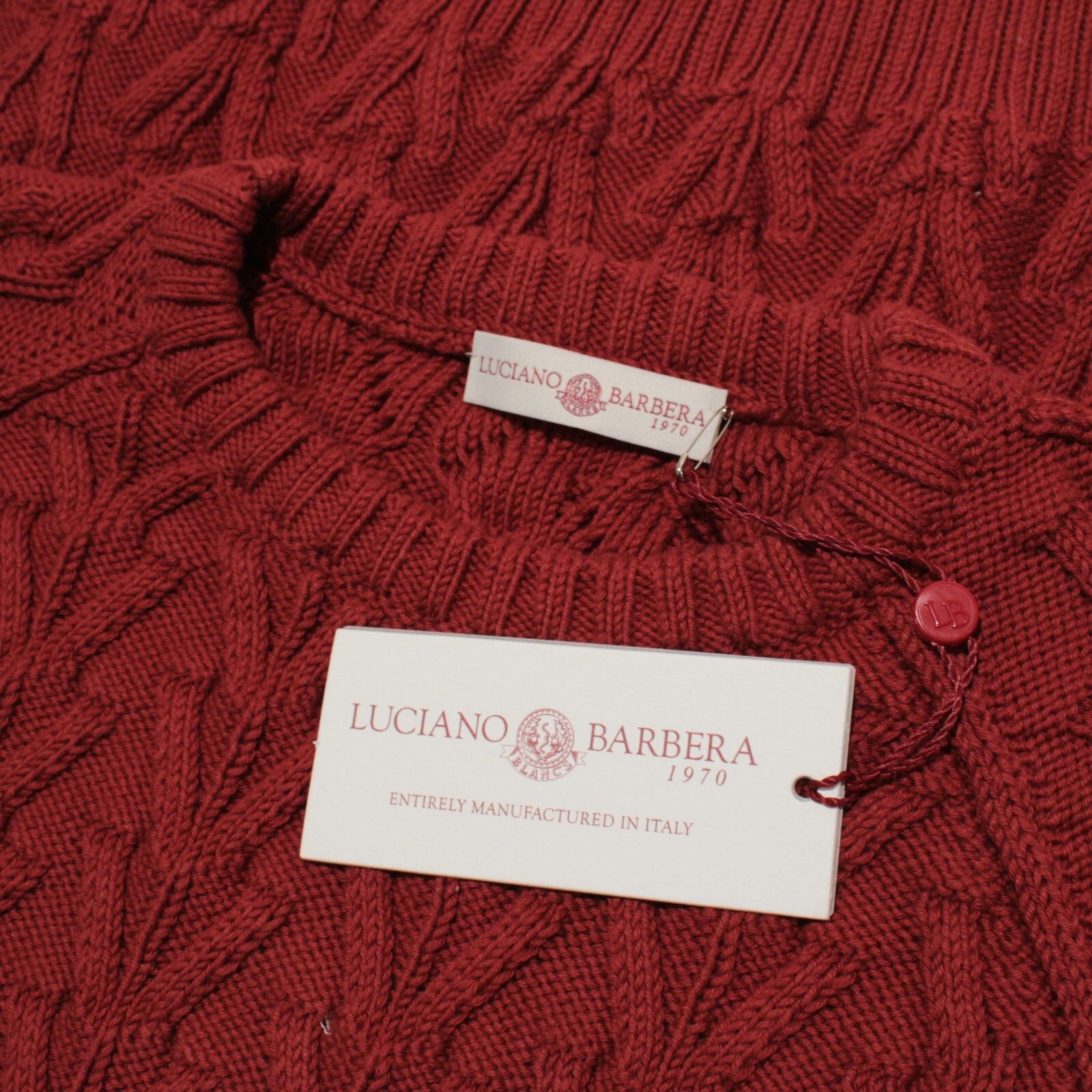 Luciano Barbera Luciano Barbera Sweater Size US M in Orange Size US M / EU 48-50 / 2 - 1 Thumbnail
