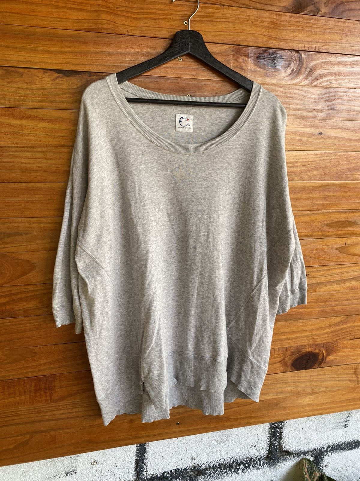 Tsumori Chisato Tsumori Chisato Cats Oversized Light Grey Pullover – Casual Size M / US 6-8 / IT 42-44 - 5 Thumbnail