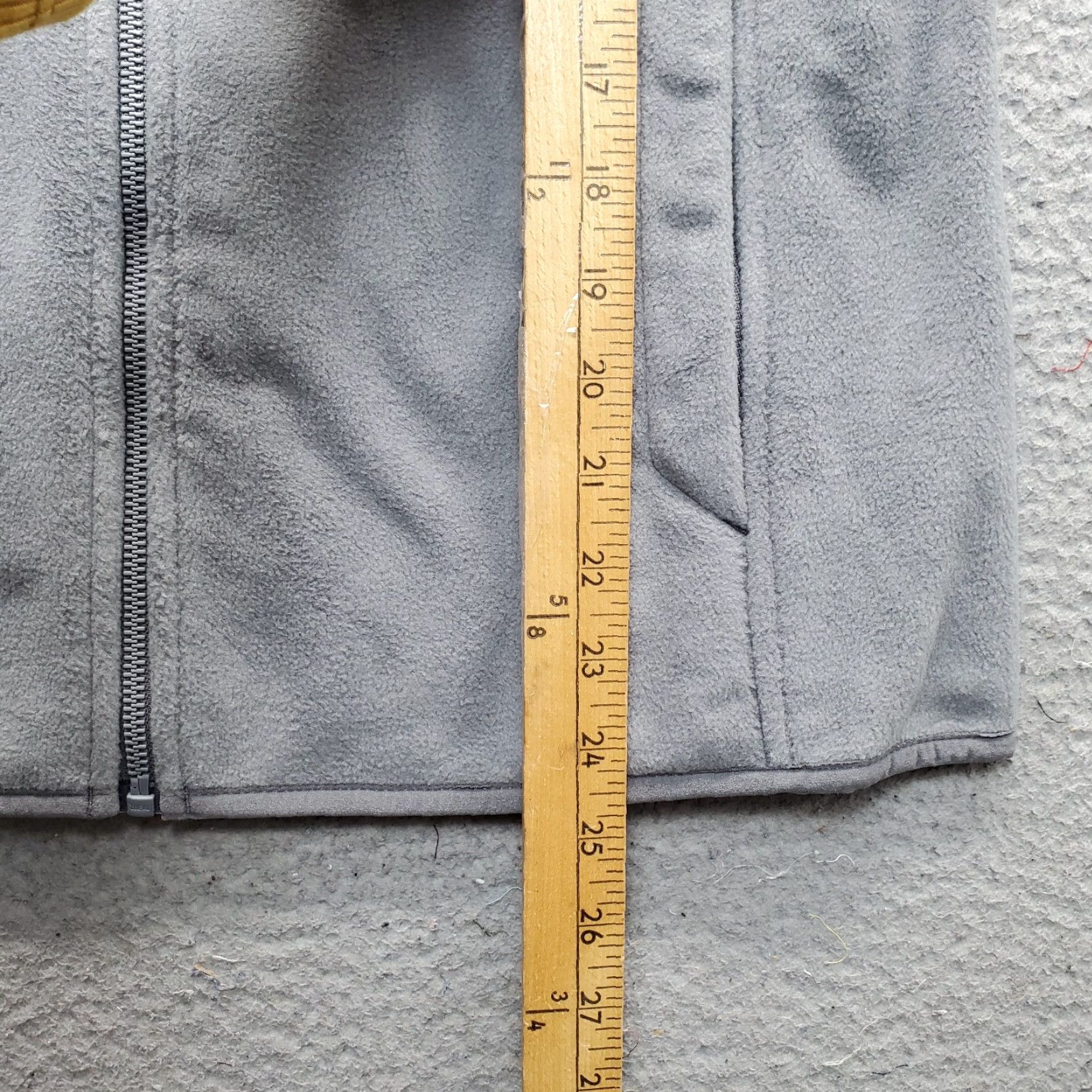 Lands' End Lands' End Marinac Vest Womens S Gray Fleece Sleeveless Mock Neck Full Zip Size S / US 4 / IT 40 - 4 Thumbnail