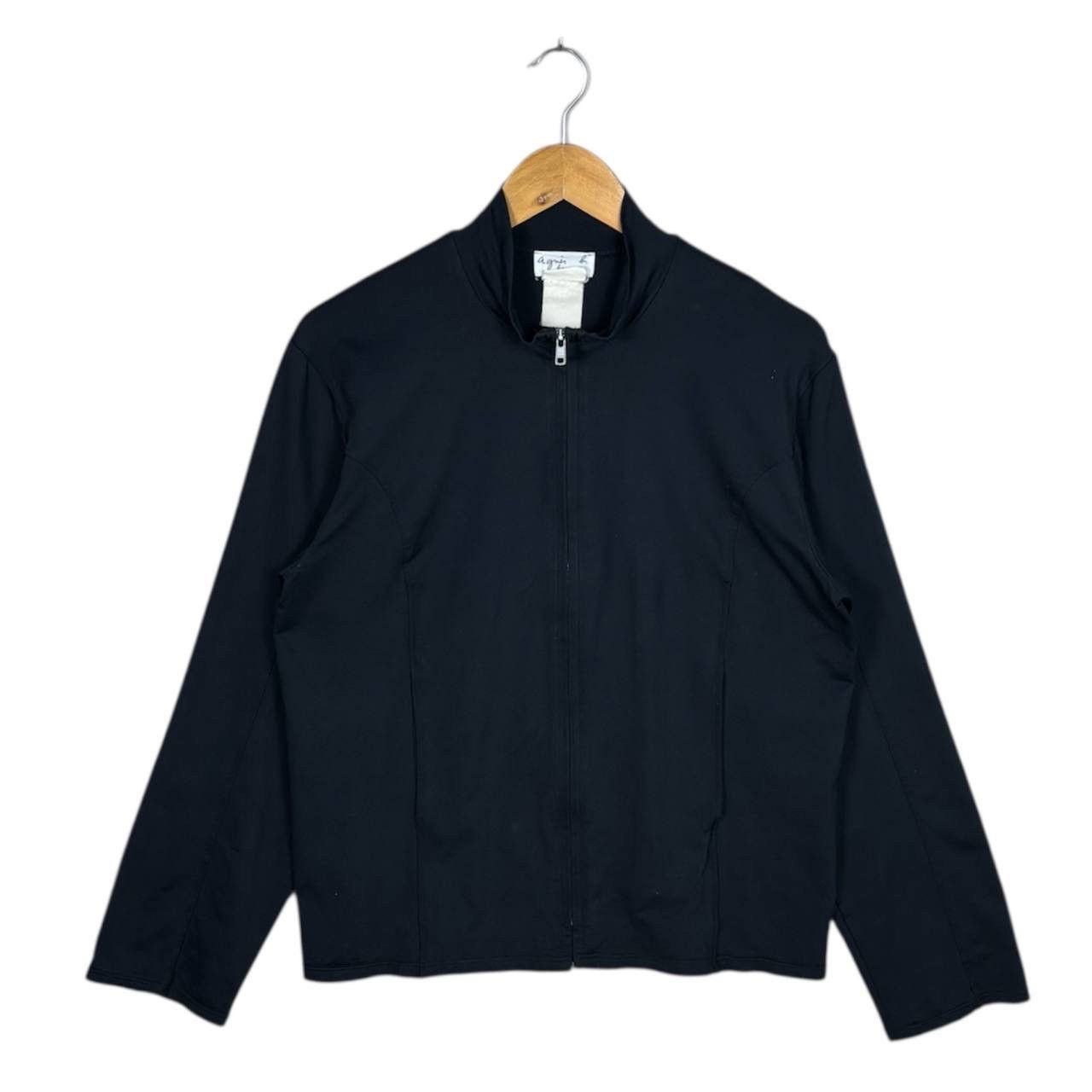 Agnes B Homme Vintage 90s Full Zip Track Jacket Black