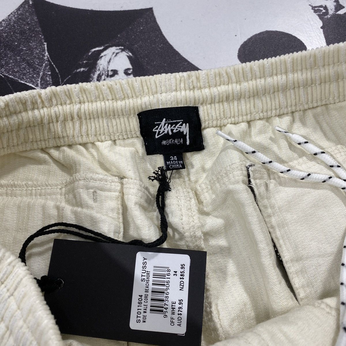 Stussy STUSSY AUSTRALIA CORDUROY SHORTS OFF WHITE - 34 Size US 34 / EU 50 - 7 Thumbnail