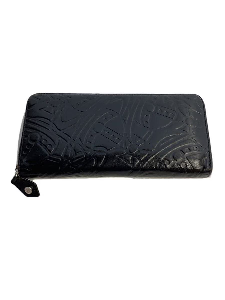 Vivienne Westwood Vivienne Westwood Round Zipper Lthr Long Wallet Black Size ONE SIZE - 1 Thumbnail