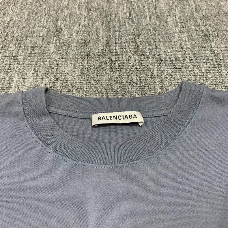 Balenciaga Balenciaga Haze blue band logo short-sleeve Size US M / EU 48-50 / 2 - 4 Thumbnail