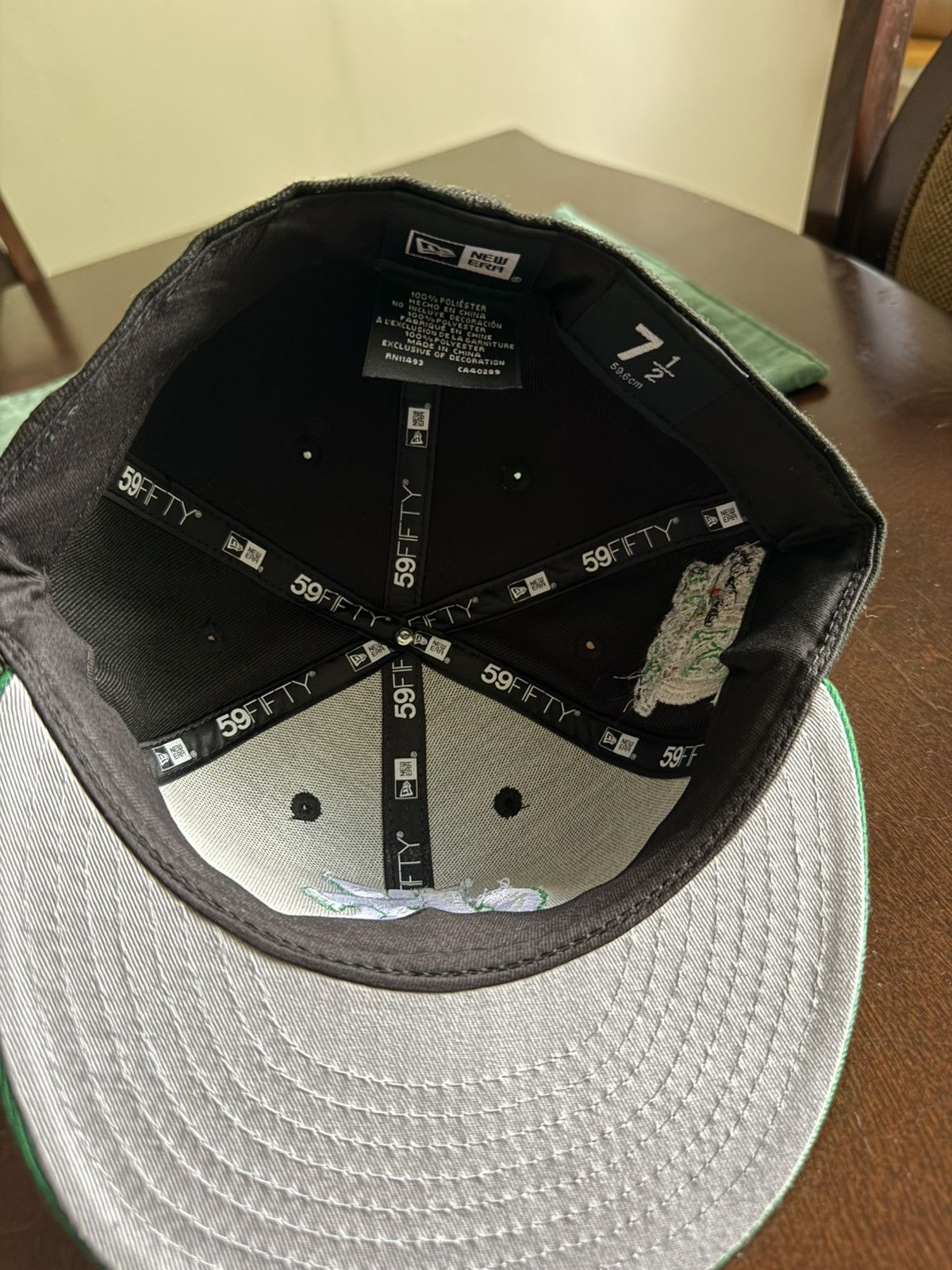 Other Kill Complacency KC Letter Fitted Hat Size 7 1/2 & 8 Size ONE SIZE - 5 Thumbnail