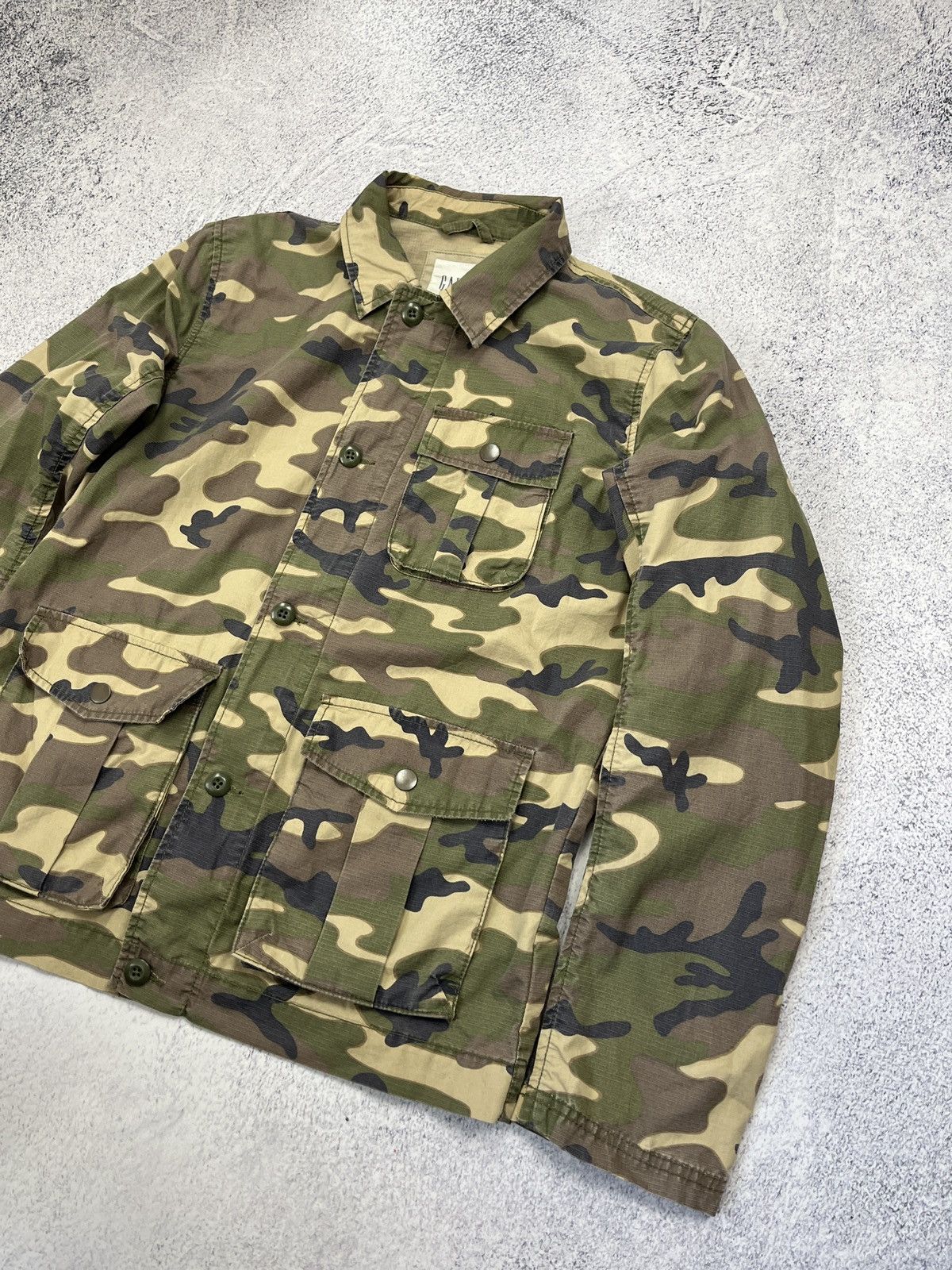 Gap Vintage 00’s Y2k GAP Camo Men’s Field Jacket Japanese Rare Size US M / EU 48-50 / 2 - 4 Thumbnail
