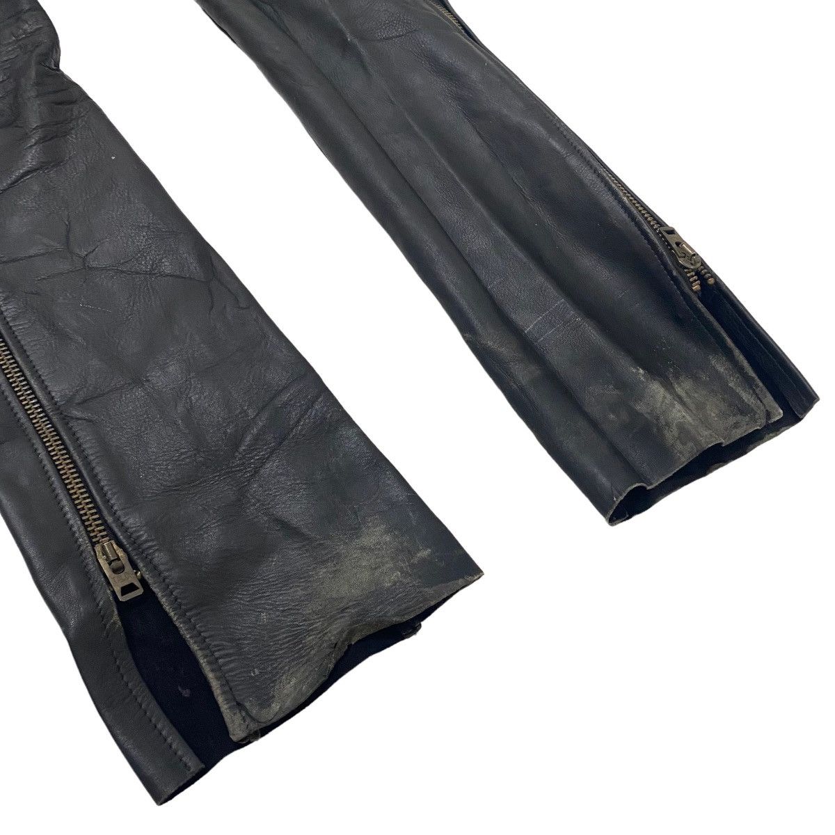 Chaps × Vanson Leathers × Vintage ☀️Vintage Vanson Leather motorcycle chaps size 28 Size US 28 / EU 44 - 6 Thumbnail
