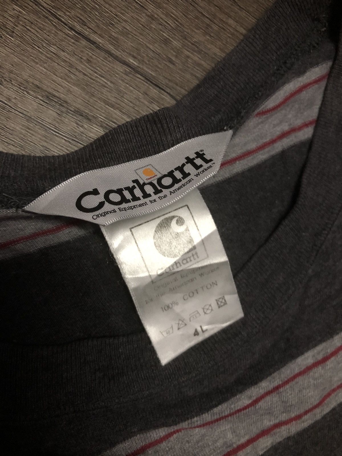 Carhartt × Vintage Vintage Carhartt Long Sleeve Shirt Size US XXL / EU 58 / 5 - 17 Thumbnail