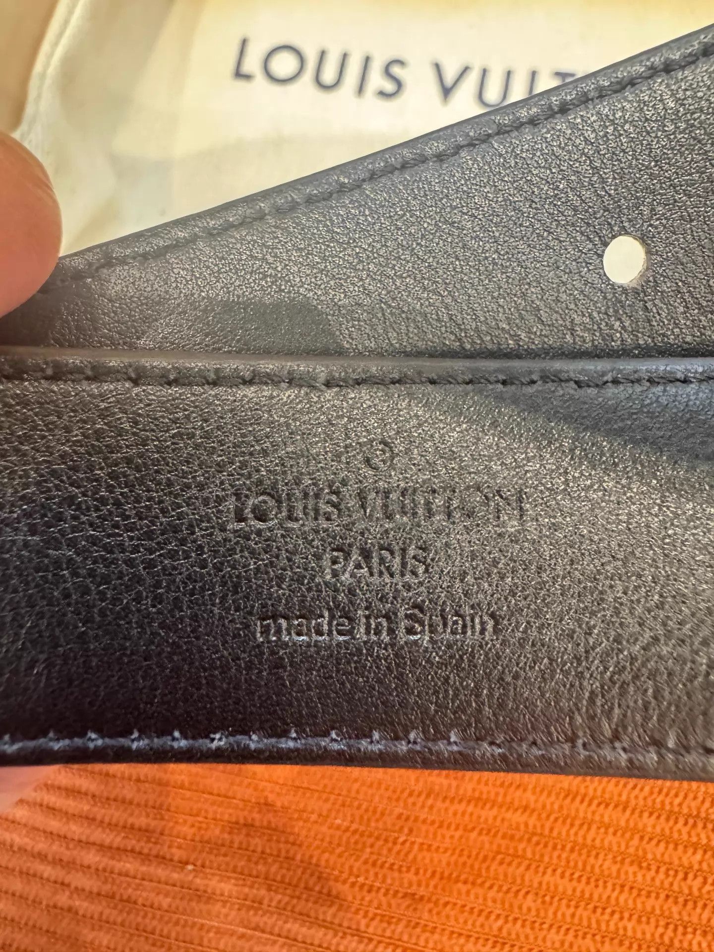 Louis Vuitton LV Monogram Gold Buckle 3cm Unisex Belt Size ONE SIZE - 3 Thumbnail