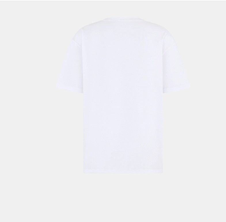 Dior o1w1db11024 Relaxed-Fit T-Shirt in White Size US S / EU 44-46 / 1 - 2 Thumbnail