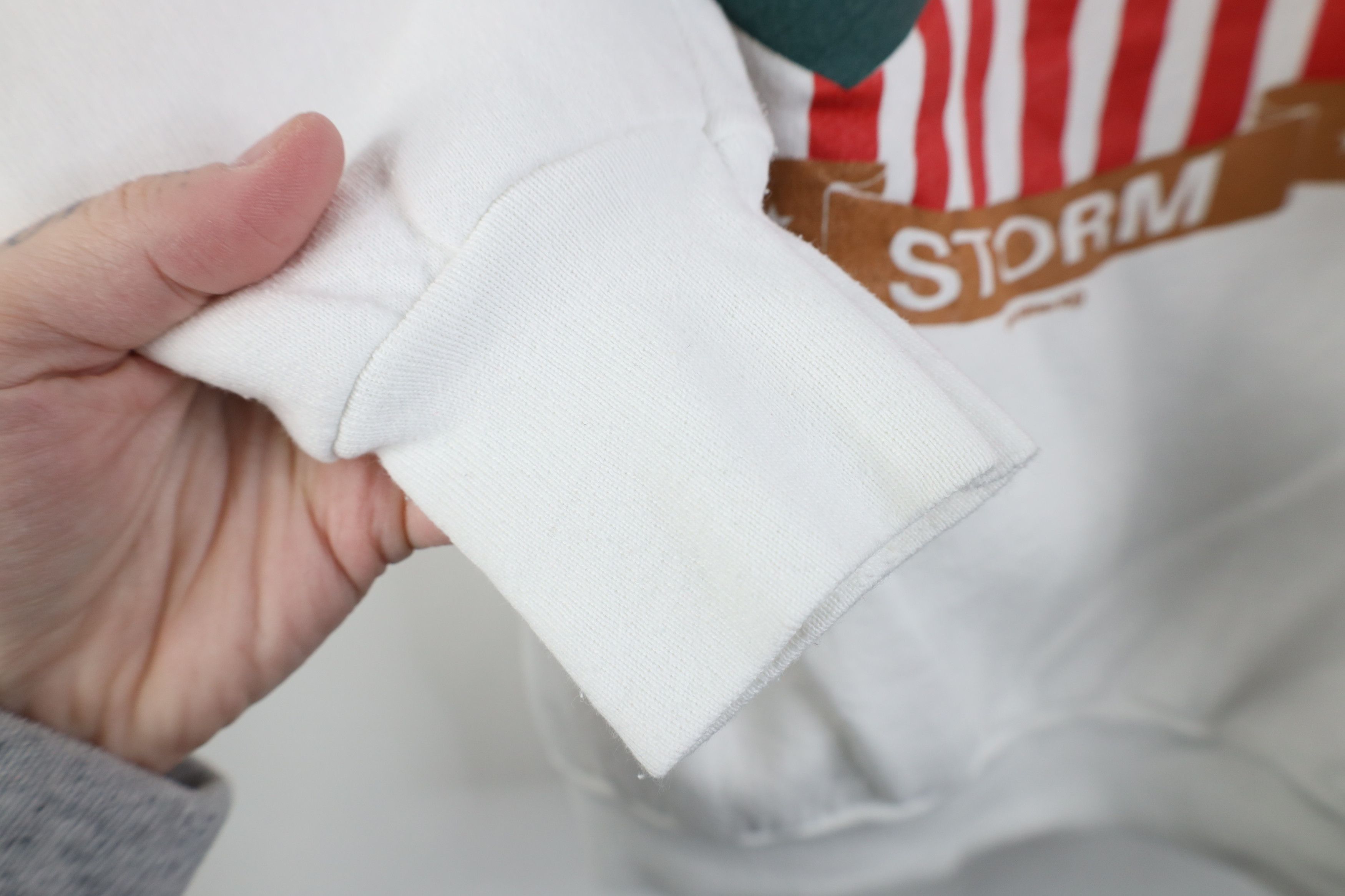 Vintage Vintage 90s Military Support Desert Storm Sweatshirt Size L / US 10 / IT 46 - 8 Thumbnail
