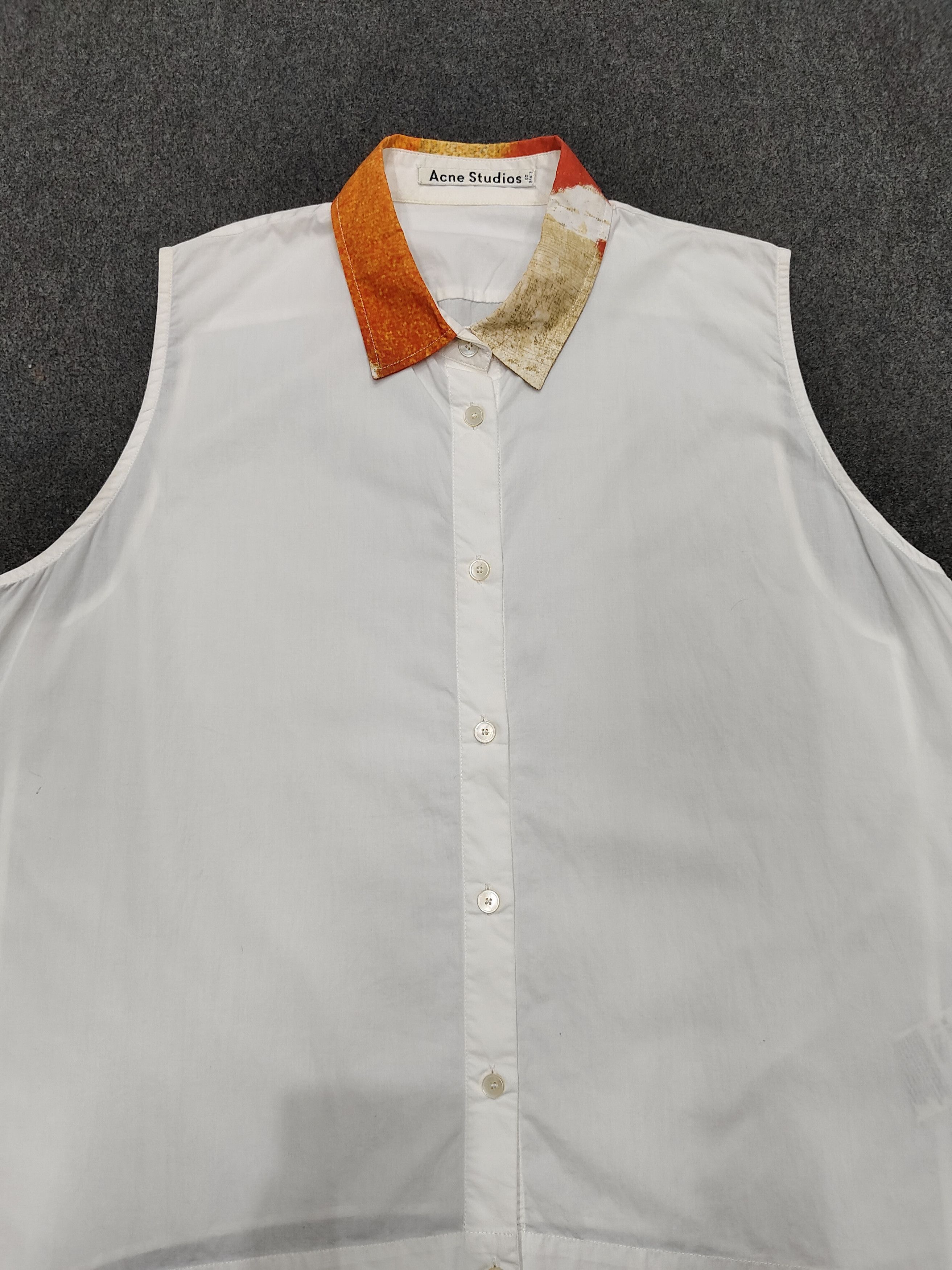 Acne Studios 💥 Acne Studios SS14 Abstract Art Collar Sleeveless Size M / US 6-8 / IT 42-44 - 2 Thumbnail