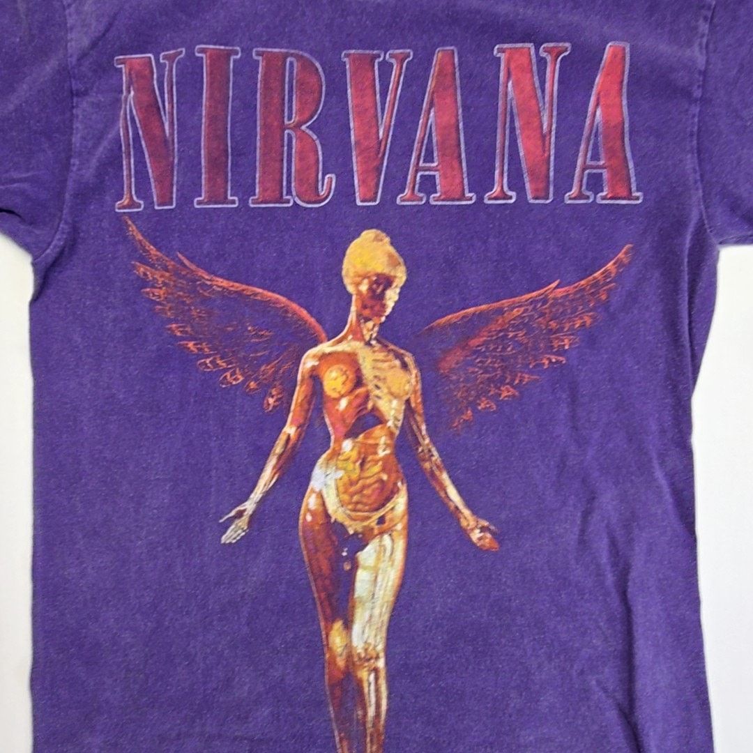 Nirvana Nirvana In Utero Shirt Graphic Purple Small Rock Band Tee Size US S / EU 44-46 / 1 - 2 Thumbnail