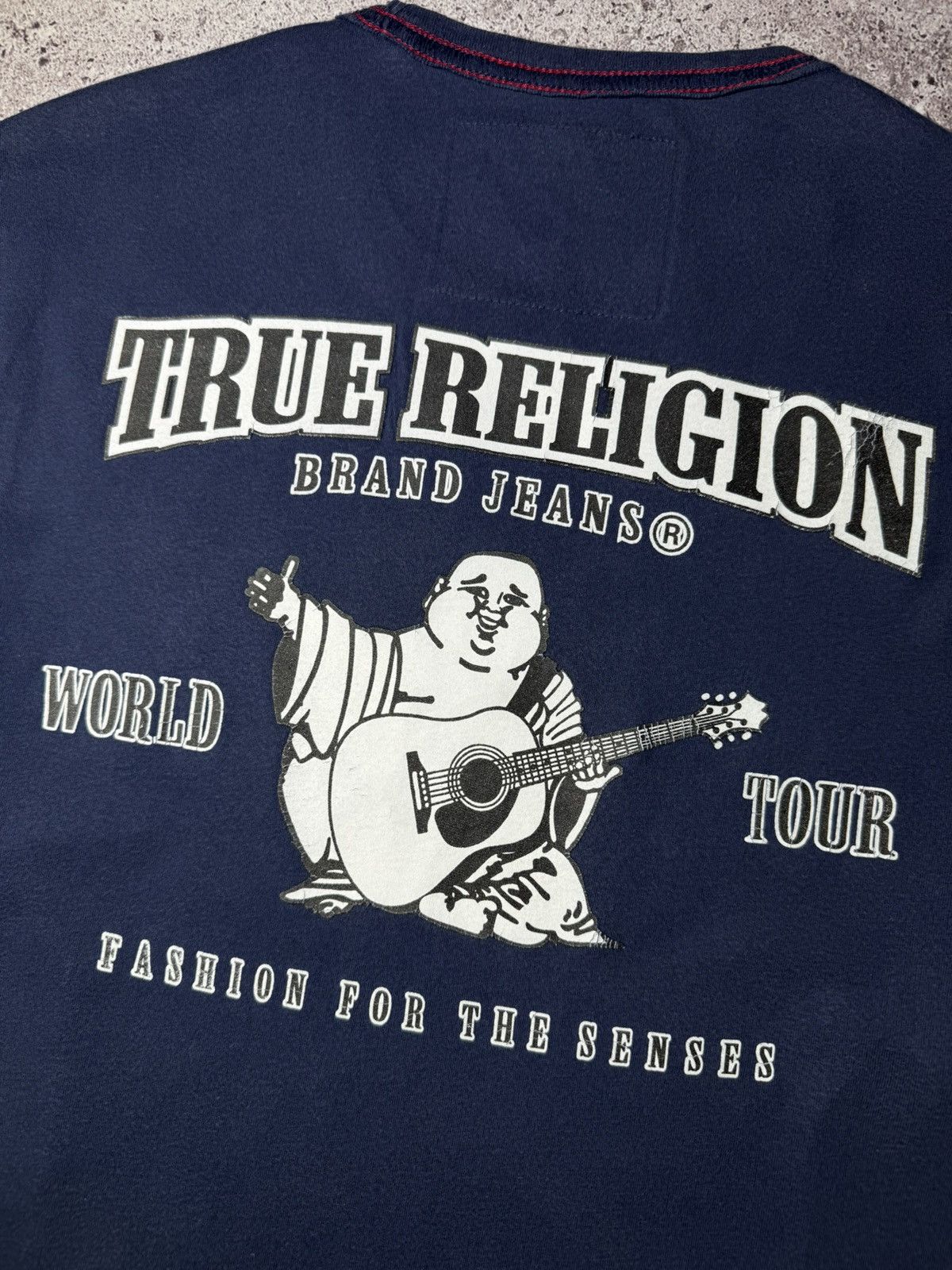 Japanese Brand × True Religion × Vintage True Religion Vintage Japanese Streetwear big logo T-shirt Size US L / EU 52-54 / 3 - 3 Thumbnail