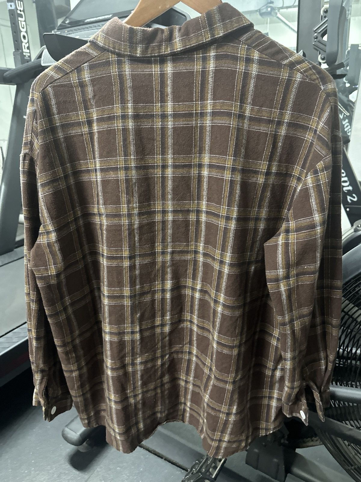 Vintage Brown Flannel Size US M / EU 48-50 / 2 - 1 Thumbnail