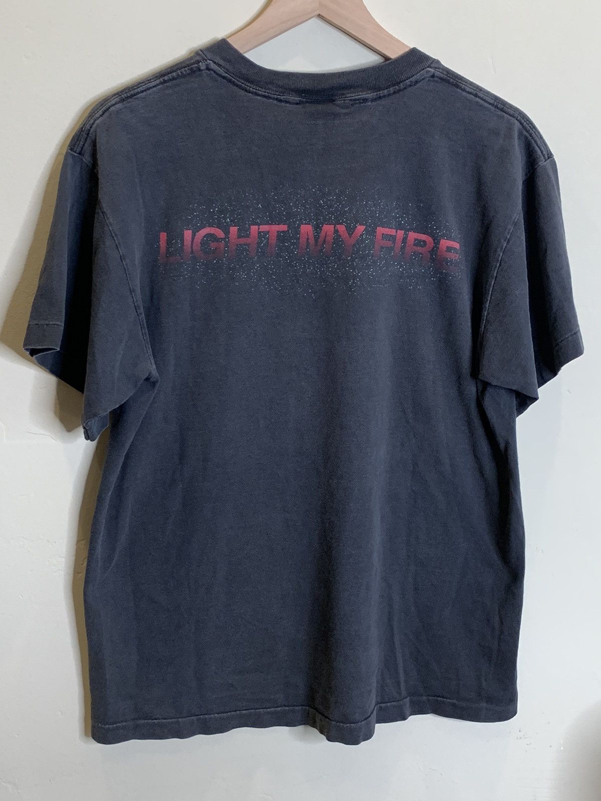 Band Tees × Vintage RARE Vintage 1994 Jim Morrison The Doors Light My Fire Shirt Size US L / EU 52-54 / 3 - 2 Thumbnail