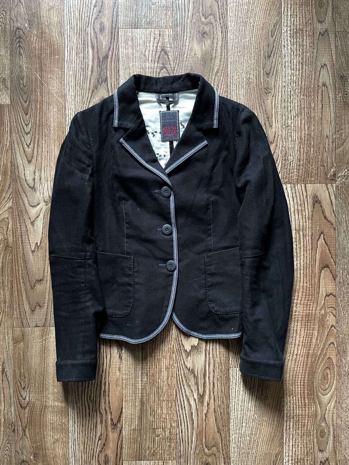 Marithe + Francois Girbaud Vintage Avant Garde Marithe Francois Girbaud Wool Blazer Size S / US 4 / IT 40 - 1 Thumbnail