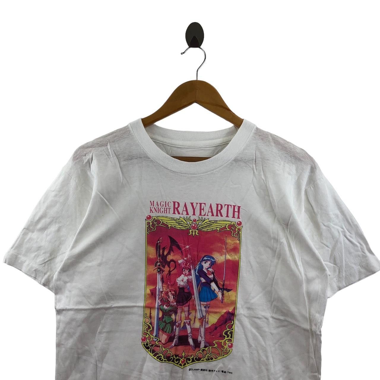 Anime Vintage 1993 MAGIC KNIGHT RAY EARTH Manga Anime Tee Shirt Size US M / EU 48-50 / 2 - 3 Thumbnail