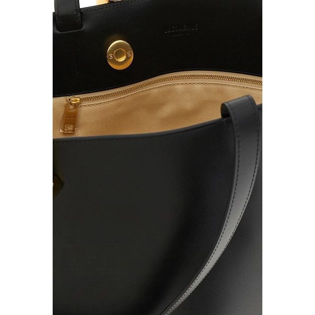Jacquemus JACQUEMUS The Medium Bambola Black Leather Bucket Bag New/Au Size ONE SIZE - 4 Thumbnail
