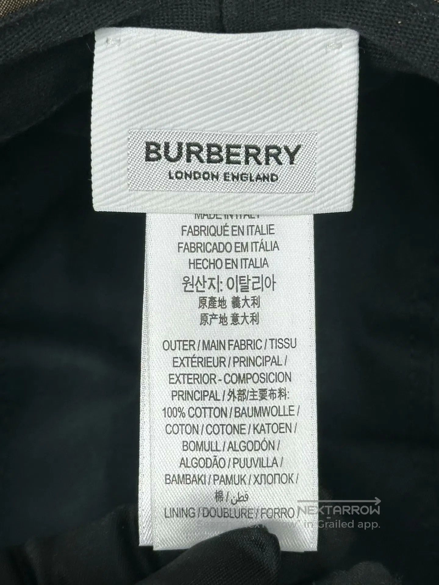 Burberry Burberry size L Classic Khaki Plaid Fisherman Hat| Size ONE SIZE - 4 Thumbnail
