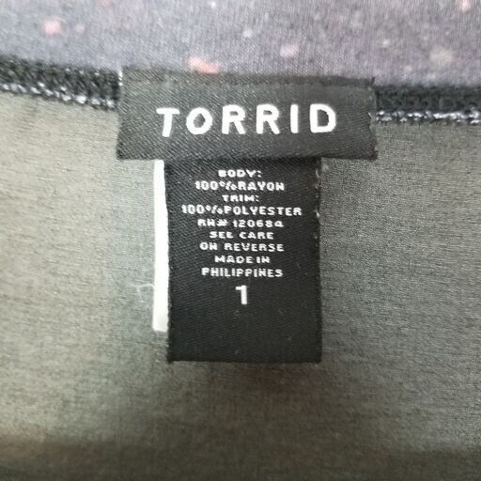 Torrid Torrid Womens Galaxy Print Graphic Tee Tank Sz 1X Celestial Size XL / US 12-14 / IT 48-50 - 5 Thumbnail