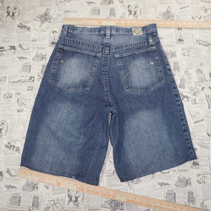 Vintage 34 - Vintage / Y2K baggy wide leg faded 2000s hip hop jorts3 Size US 34 / EU 50 - 5 Thumbnail