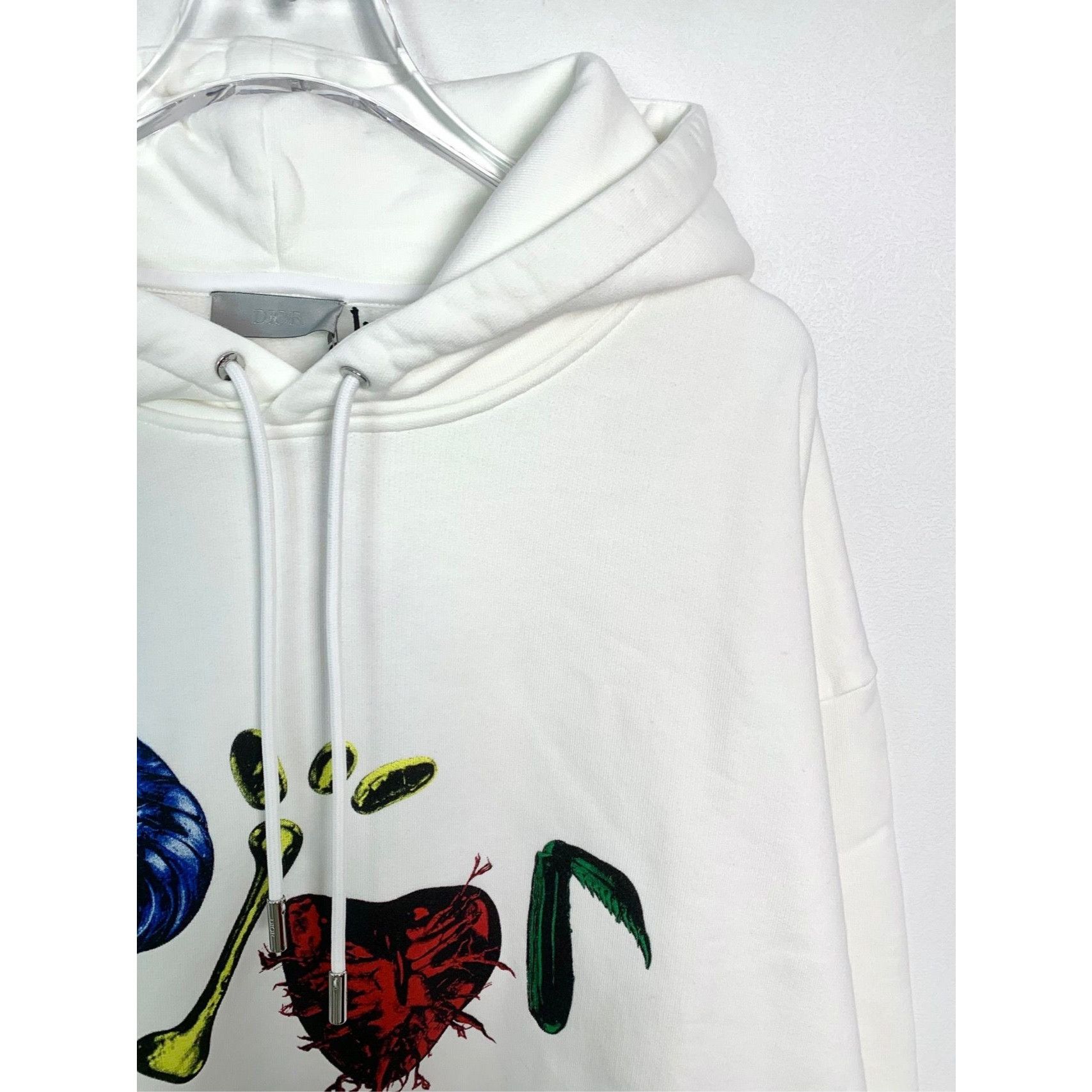 Dior Dior X Travis Scott White Cotton Hoodie M NWT Size M / US 6-8 / IT 42-44 - 6 Thumbnail
