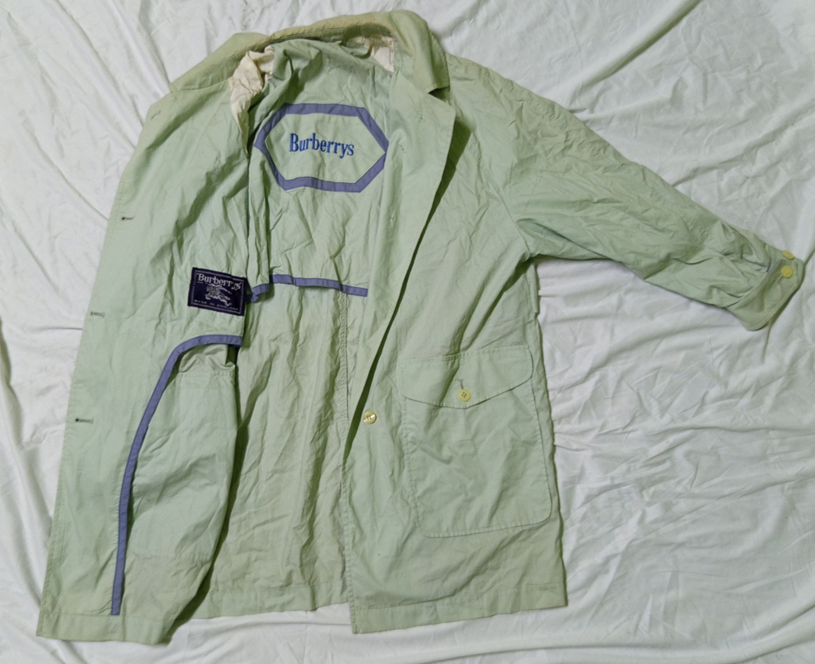 Burberry Vintage Burberry Car Coat from Year 1960 - 1999 Size US L / EU 52-54 / 3 - 3 Thumbnail