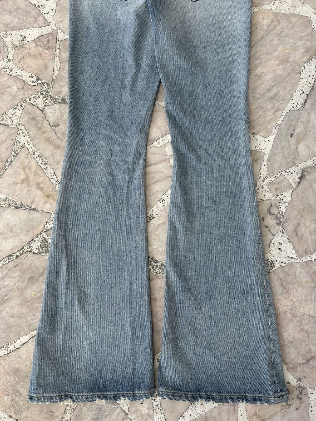 Diesel Diesel D-Ebby Vintage Ripped Flare Jeans Size US 28 / EU 44 - 10 Thumbnail