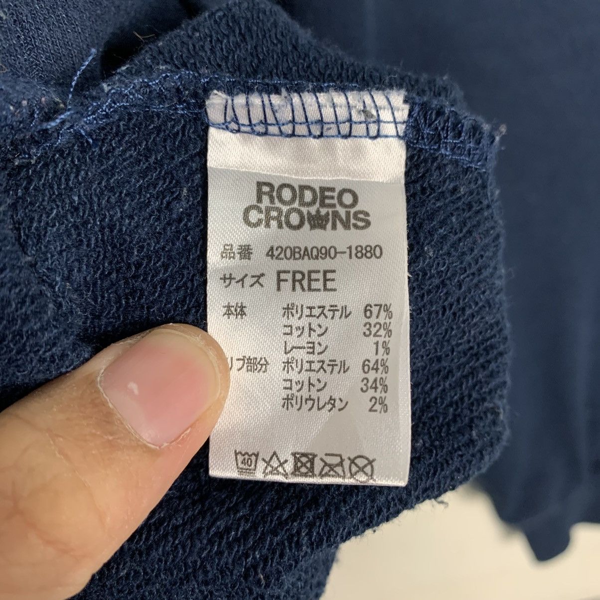 Japanese Brand Rodeo Crowns Big Print Sweatshirt Size L / US 10 / IT 46 - 11 Thumbnail