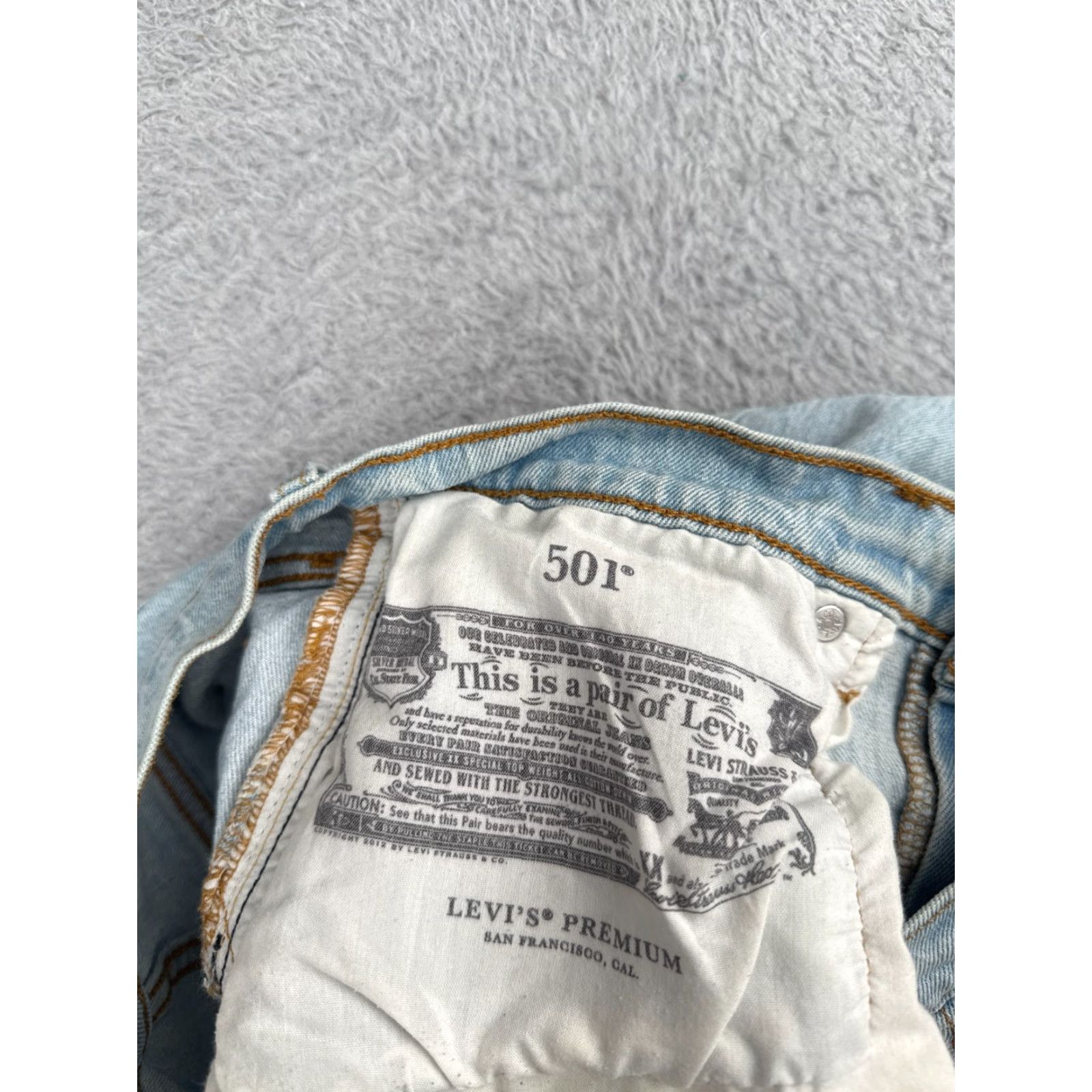 Levi's VINTAGE Levis Premium Jeans Women 32 Blue Denim Big E 720 Super Skinny Taper 32x30 Size 24" / US 00 / IT 34 - 7 Thumbnail
