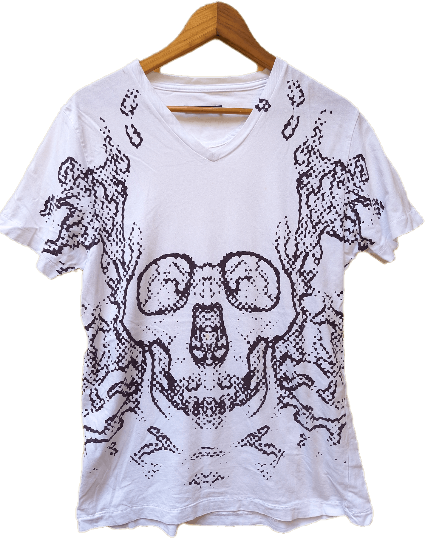 Designer × French Connection French Connection Skull V Neck tee shirt Size US M / EU 48-50 / 2 - 1 Thumbnail