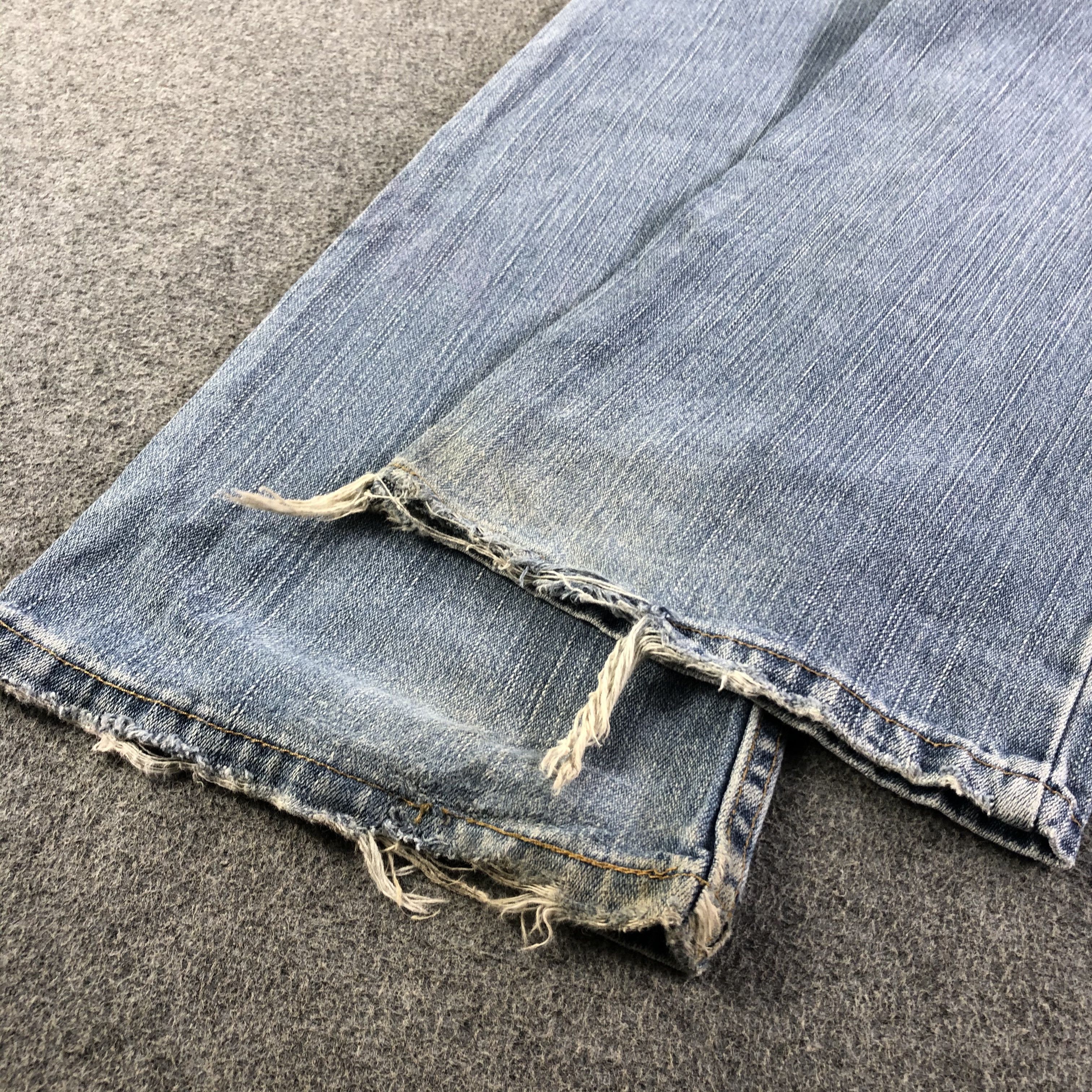 Levi's Vintage Blue Wash Levis 518 Jeans-J3465 Size 35" - 6 Thumbnail