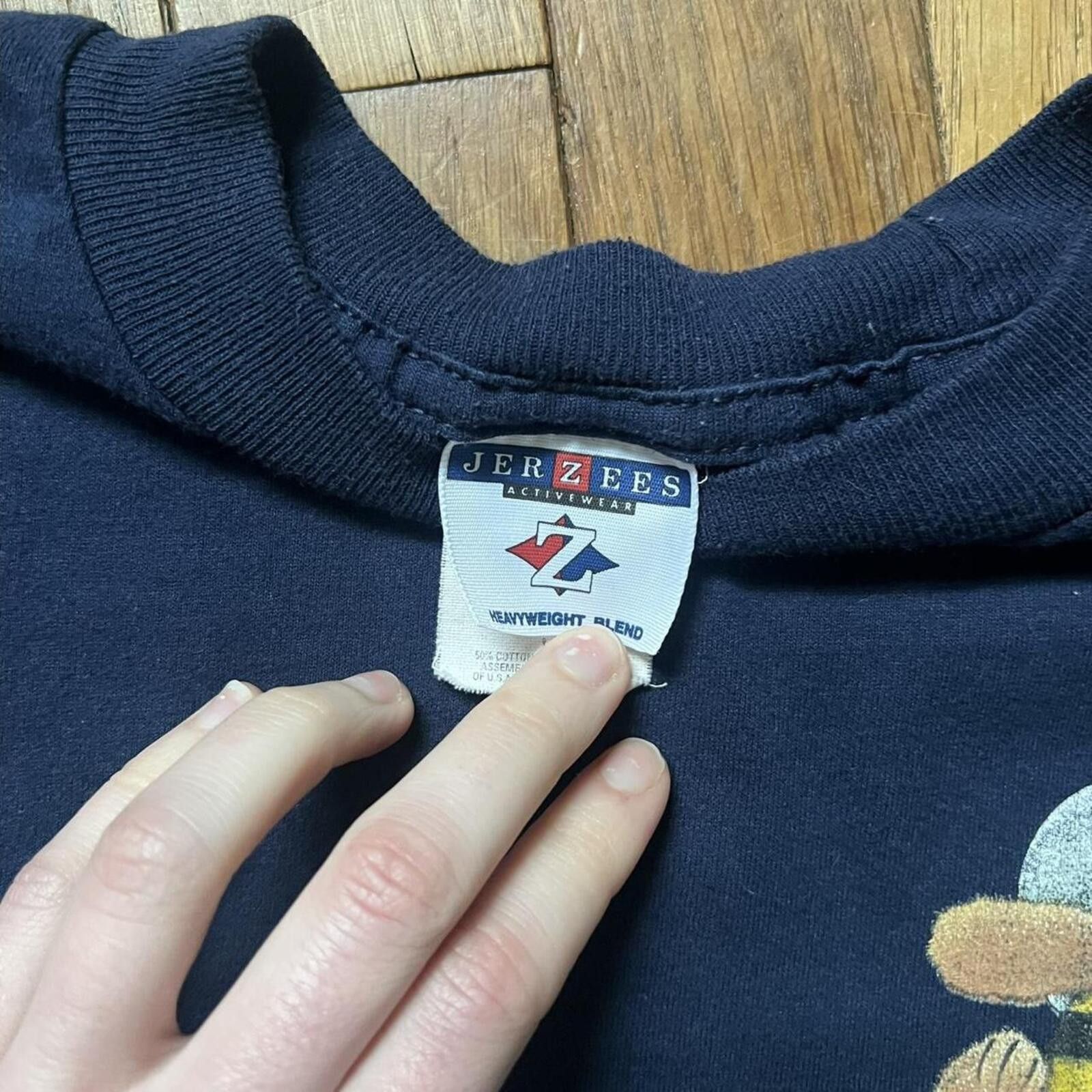 Jerzees Vintage 90s Jerzees Bee Bear Tee Size L / US 10 / IT 46 - 3 Thumbnail