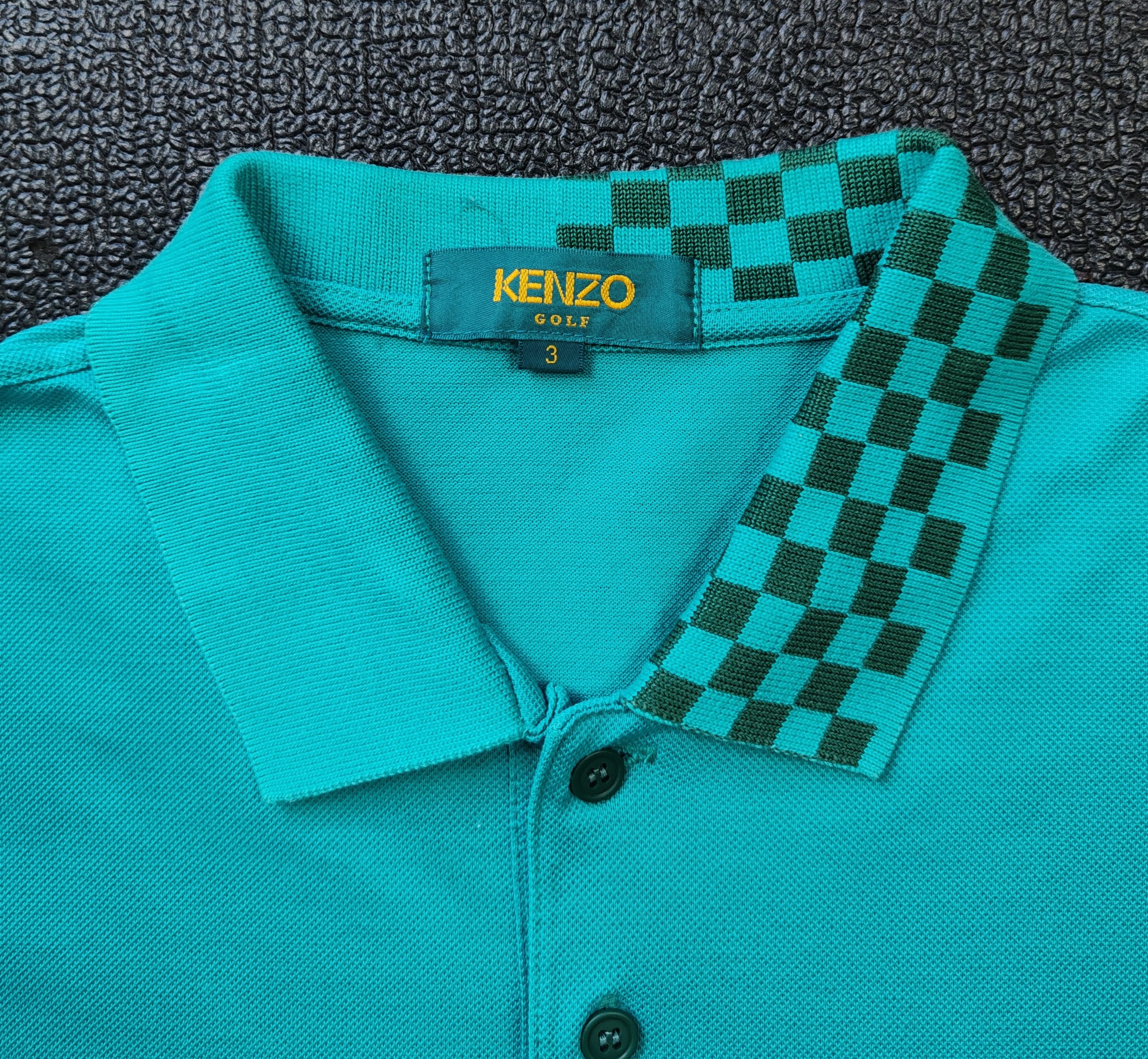 Kenzo Kenzo Golf Vintage 90s Collar T shirt size Large Size US L / EU 52-54 / 3 - 4 Thumbnail