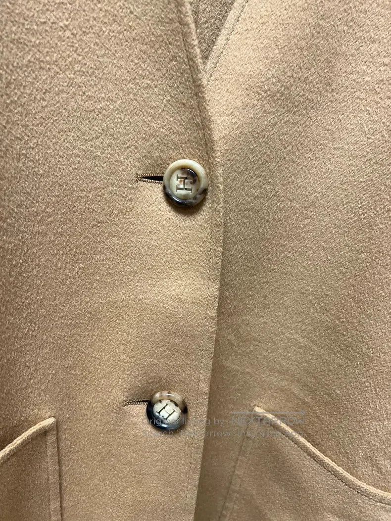 Hermes Hermes Camel Double-faced Wool Coat Size S / US 4 / IT 40 - 4 Thumbnail