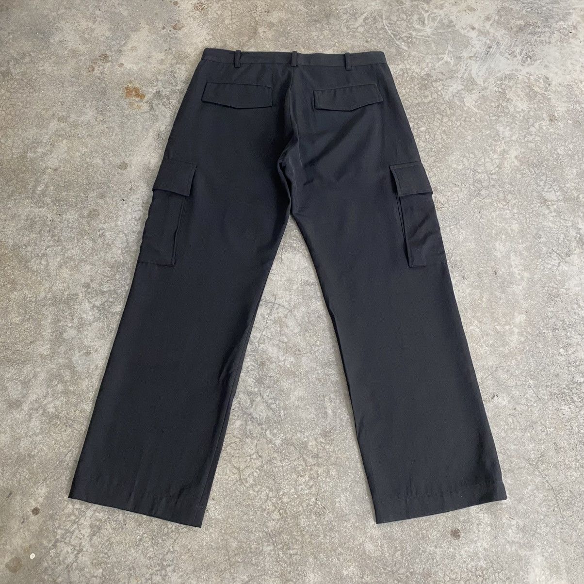 Yohji Yamamoto SS08 Runway Y’s Yohji Yamamoto Wool Gabardine Cargo Pants Size US 32 / EU 48 - 12 Thumbnail